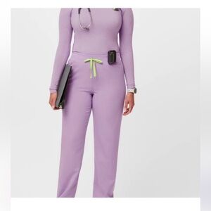 Figs Lavender Dew Kade Scrub Pants XS NWT